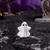 6Pcs Mini Resin Ghost Halloween Figurines Fun Small Gift for Teens DIY Micro Landscape Office Desk Decor