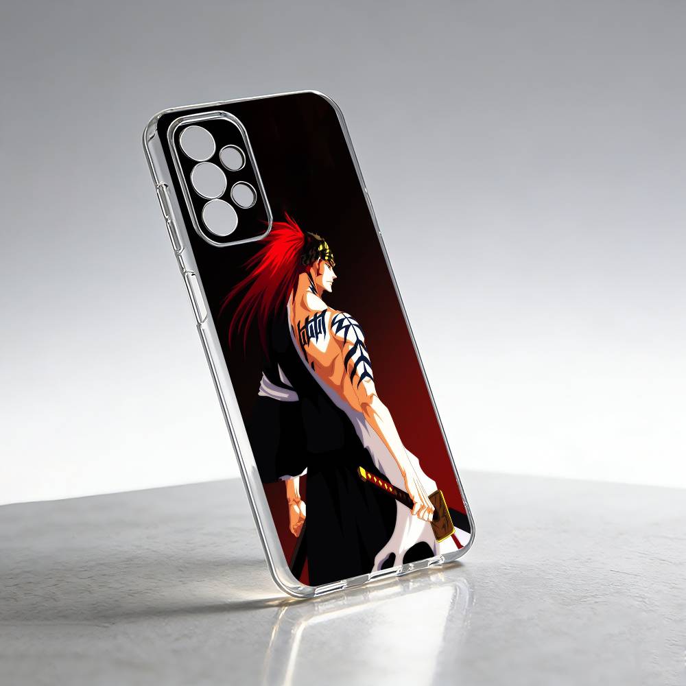 B-Bleachs K-Kurosaki-i Renji Phone Case Transparent Silicone Soft For Samsung S25,S24,S21,S22,S23,S30,Ultra,S20,Plus,Fe