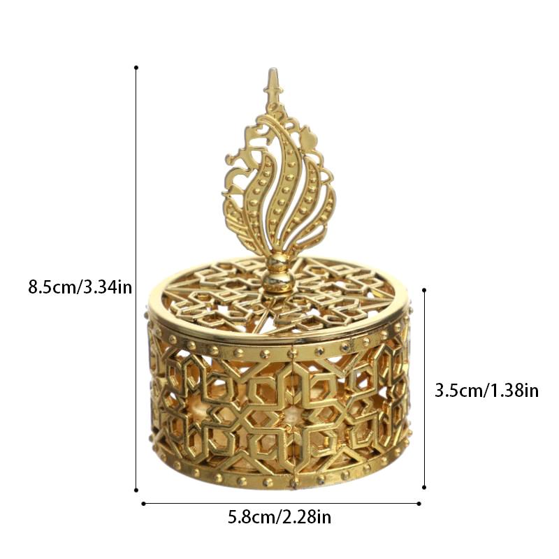 Новая позолоченная маленькая коробка креативное портативное хранилище для подарка в виде полной луны пластиковая коробка для конфет подарочная коробка коробка для упаковки шоколада