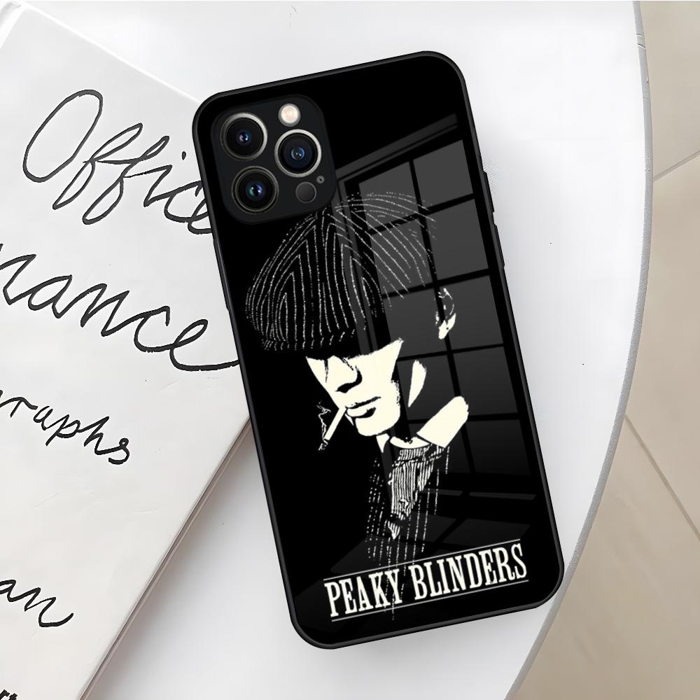 Чехол для телефона Peaky Blinders Томас Шелби для Iphone 16 15 14 12 11 13 Pro Max Mini X Xr Xs Se 8 Puls Стеклянная крышка