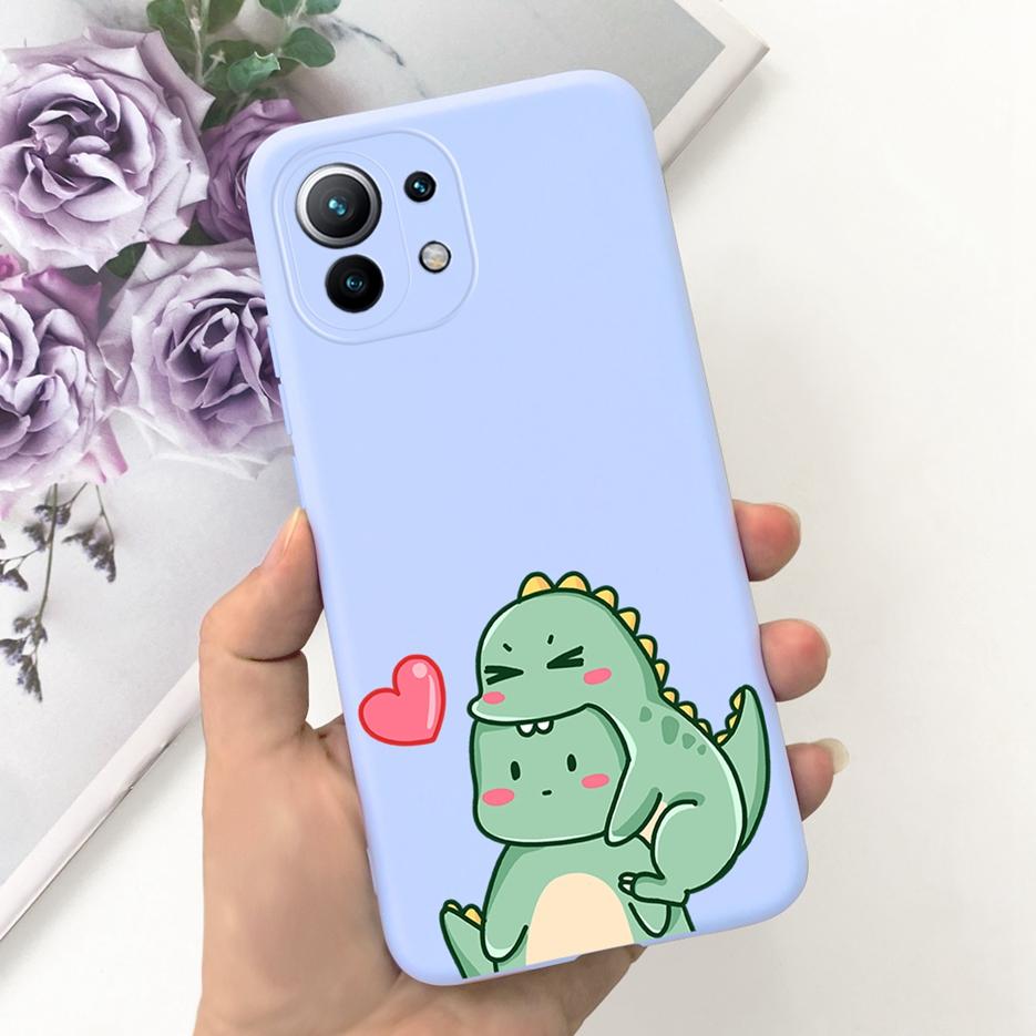 Чехол для Xiaomi Mi 11 Lite 5G Милый Модный Расписной Чехол Мягкий ТПУ Чехол для Телефона Для Xiaomi Mi 11 Pro Mi11 Lite 11Lite Fundas Бампер