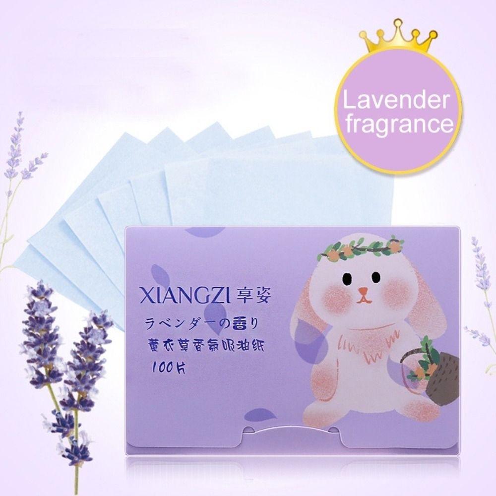 100 шт., промокательная бумага с бамбуковым углем и маслом, антижировая бумага для лица, ароматическая чистка лица