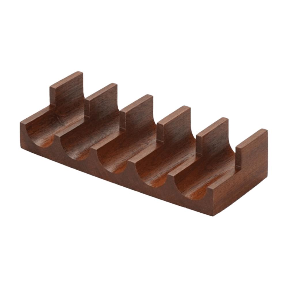 Japanese Style Walnut Sushi Rack Thickened Sushi Boat Creative Sushi Stand Dessert Display