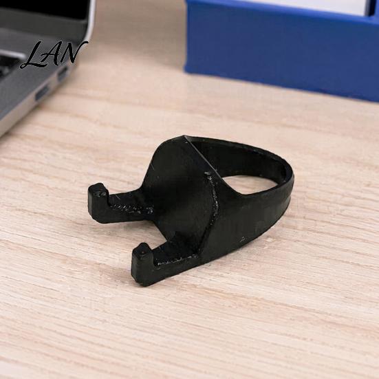 Горизонтальный держатель для телефона, 3D-печатный держатель, Компактная настольная подставка для телефона, Экономящая место, Портативная, Легкая, для кафе