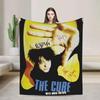 THE CURE Band Flannel Blanket  Super Warm Throw for Home Decor Soft Fluffy Bedspread Sofa or Bed Cover
