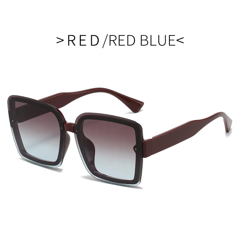 Винтажные квадратные солнцезащитные очки с большой оправой, модные, высокого качества, женские, мужские, люксовый бренд, солнцезащитные очки, ретро, градиентные, женские, UV400