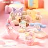 Sanrio Furry Little Baby Series Blind Box Cute Kuromi Mini Figurine Pochacco Cinnamoroll Desktop Scene Decoration Ornament Gift