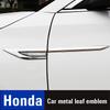 Honda Металлические наклейки 2 шт. Наклейки для украшения кузова автомобиля для Honda civic accord fit jazz pilot CRV odyssey passport city shuttle