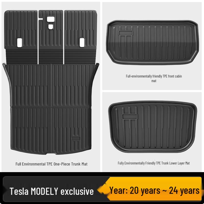 Экологичные грязезащитные коврики для Tesla Model 3/Y/YL - Минималистичная текстура