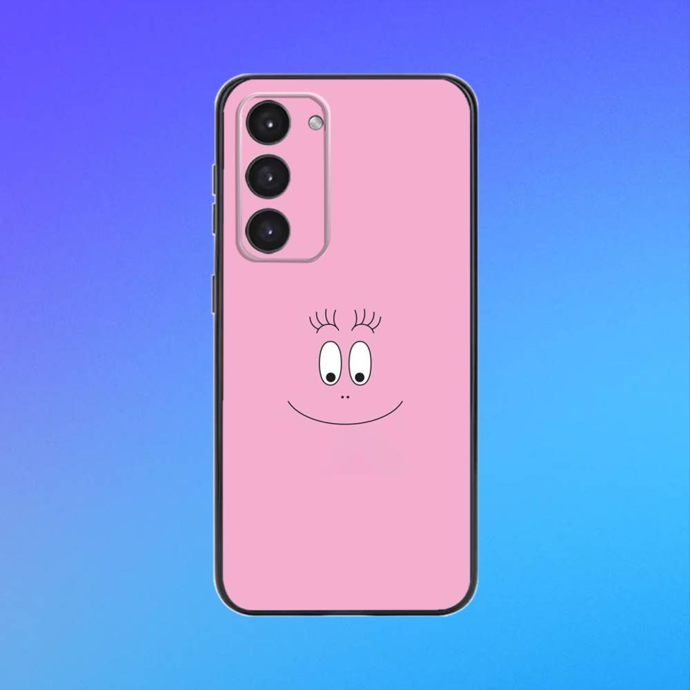 Мультяшный B-Барбапапа Черный Мягкий Чехол Для Телефона Для Samsung Galaxy A73,A72,A71,A53,A52