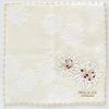 Paul Joe Towel Handkerchief with Chrysanthemum Embroidery Towel Hand Towel 25cm [PAUL&JOE ACCESSOIRES] & (Ivory) Women's Approx. 000287-0004-02