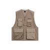 Li Ning CF Anti-Bacterial Anti-Ultraviolet V-Neck Vest Men Vests Stone-Lotus-Brown AMDU037-2