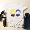 South Parks Little Fat Boy Cartunisex Cute Cartoon Printed Tshirt Unisex Summer Crewneck Shortsleeved Shirt Humorous Streetwear