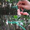 30 Pcs Garden Plant Twist Tie Adjustable Plant Ties Flexible Garden Plant Tie Green Multi-Function Sturdy Plastic Garden Ties Plant Support Tree Shrub
