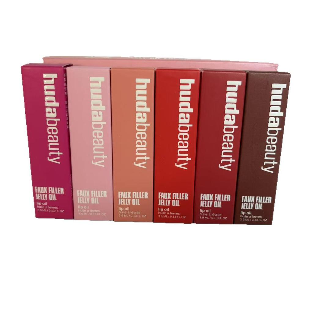 Huda Beauty Увлажняющее прозрачное гелевое масло-блеск для губ