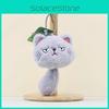 Plushie Cat Mini Keychain With Pp Cotton Stuffing For Bag Keychains Accessories