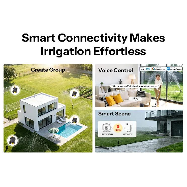 SONOFF SWV-ZNE Hydro Series Hydro ONE Lite Zigbee Smart Water Valve Without Flow Meter Dual Communication Modes Flexible Control