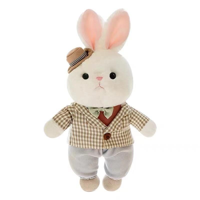 Teddy Couple Bear Rabbit Plush Toy Cartoon Stuffed Doll Decoration Kids Gift