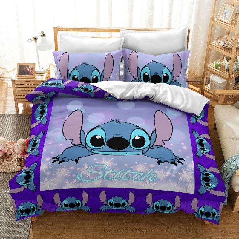 Cozy Lilo Stitch Bedding Set With Stylish Duvet Cover And Pillowcase Design