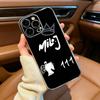 Singer M-Milo  J  Phone Case For iPhone17,16,15,14,13,12,11 ,Pro Max, Plus Soft Silicone Transparent Cover