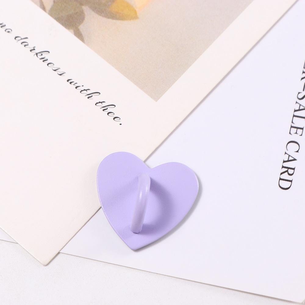 Charm DIY Phone Case Phone Clasps Hooks Phone Stand Holder Heart Finger Ring Phone Case Finger Ring