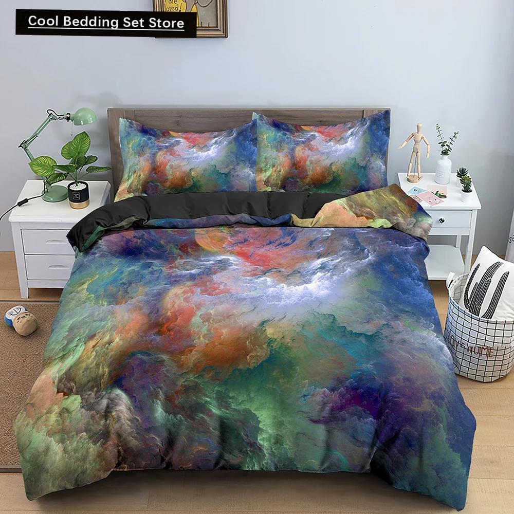 3D комплект постельного белья Роскошный детский пододеяльник Комплект постельного белья Пододеяльник 220x240 с 1/2 наволочкой Одеяло Комплекты постельного белья Twin Queen