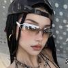 Женские солнцезащитные очки, модные солнцезащитные очки с инкрустацией бриллиантами, солнцезащитные очки с полуободковой оправой.