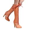 Figure TBLeague For Normal Size Sexy Beautiful High Heel Long Boots and Head Not [TOYBARJAPAN] 1/6 Accessories/Fits Body, Feet, Woman, Lace-up Zipper,