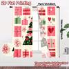 2pcs,Curtains Christmas Tree Gifts Holiday (2) Popular Curtains&Window Treatment Versatile Fabric Curtains All Seasons Ldeal for
