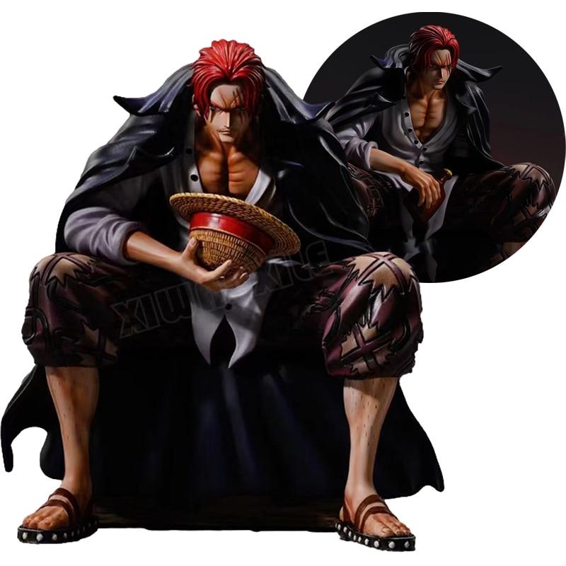 18 см Фигурка Аниме One Piece Шанкс Четыре Императора Рыжеволосый Шанкс Фигурка Действия Взрослый Коллекционная Модель Кукла Игрушки Подарок