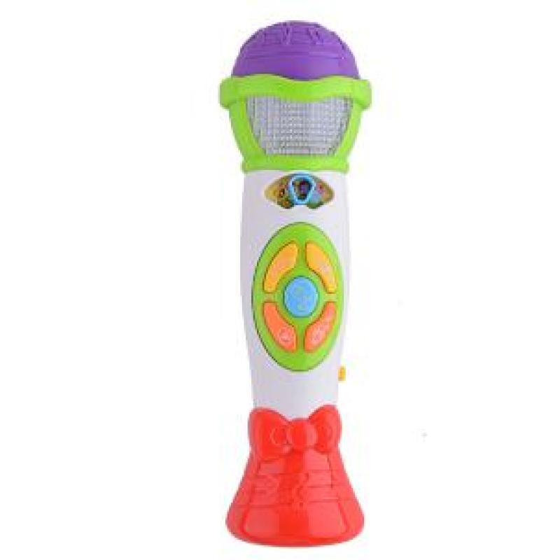 hot! Portable Kids Singing Karaoke Microphone,Voice Changing And Recording with Colorful Light Musical
