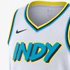 Nike Баскетбольная майка X NBA Dri-Fit Pacers Haliburton 24-25 City Edition SW с логотипом и надписью, унисекс, белая FQ4344-101