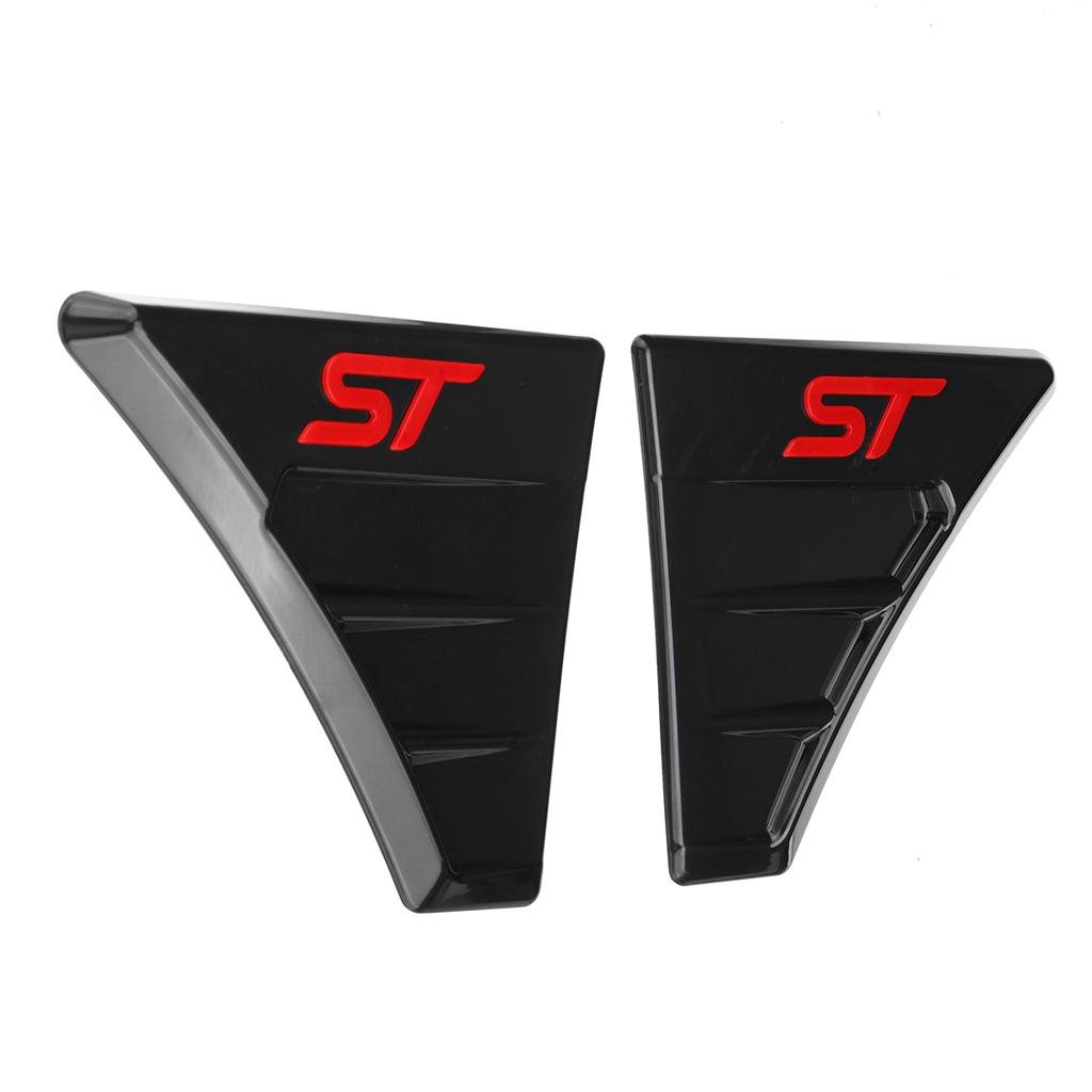 ST Style Car Side Fender Door Air Fender Grille Air Fender Outlet Side Vent Fender Decor Sticker For Ford Focus MK3 ABS
