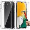 Case - BOOLING - for Samsung Galaxy A13 5G - Reinforced Protection - Silicone - Transparent - 2 Tempered Glasses