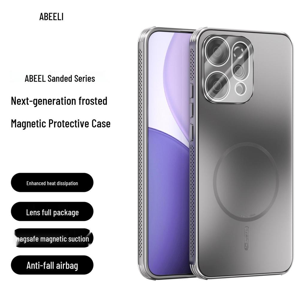 Противоударный магнитный матовый чехол с полным покрытием для OPPO Reno 14/13 Pro
