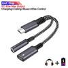 Jack Type C to Type C Type C To 3.5mm Jack Cable Converter OTG Cable Charging Cable Aux Converter