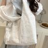 Korean Style Simple Canvas Handbag Tote Bag Large Capacity Bag Lace Shoulder Bag  Couple