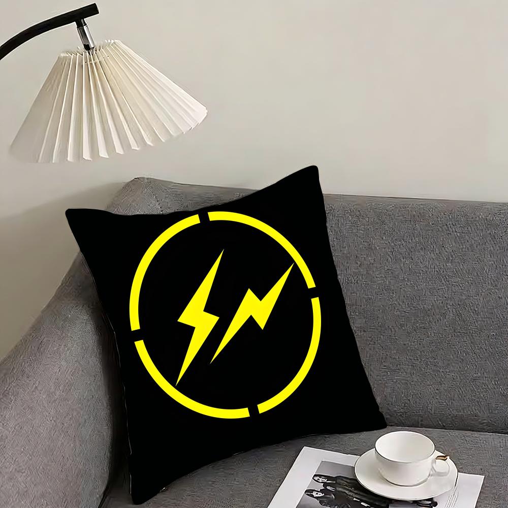Lightning F-Fragment Designs Наволочка для подушки Ультрамягкая, приятная для кожи ткань Комфорт как в облаках и скрытая молния
