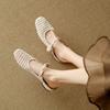 Baotou Lazy Semi-drag Outside Wear Breathable Hollow Advanced Sense Beautiful Woven Sandals