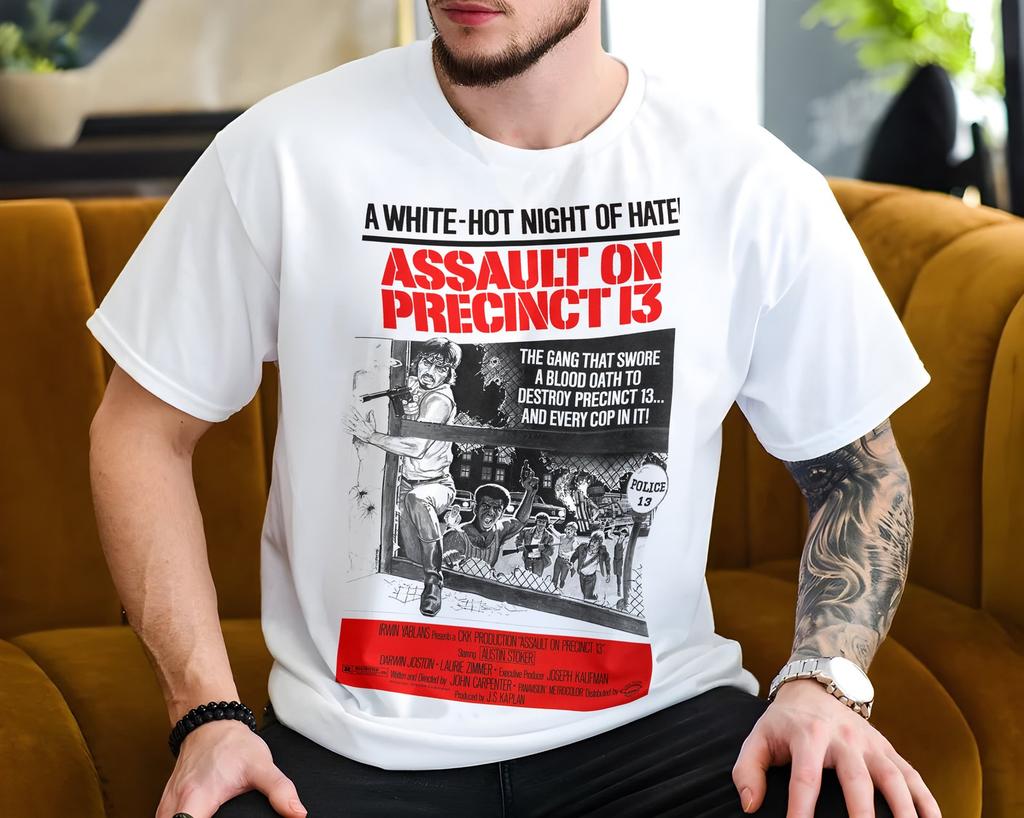Assault on Precinct 13 V1 Movie Poster Classic Movie Unisex T-Shirt all sizes S-5XL