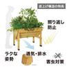 Takasho Овощной ящик для посадки Домашний овощной ящик Настенный компактный Охристый деревянный цветочный горшок Цветок Дом Сад Натуральное дерево Полипропилен VGT-WH04F