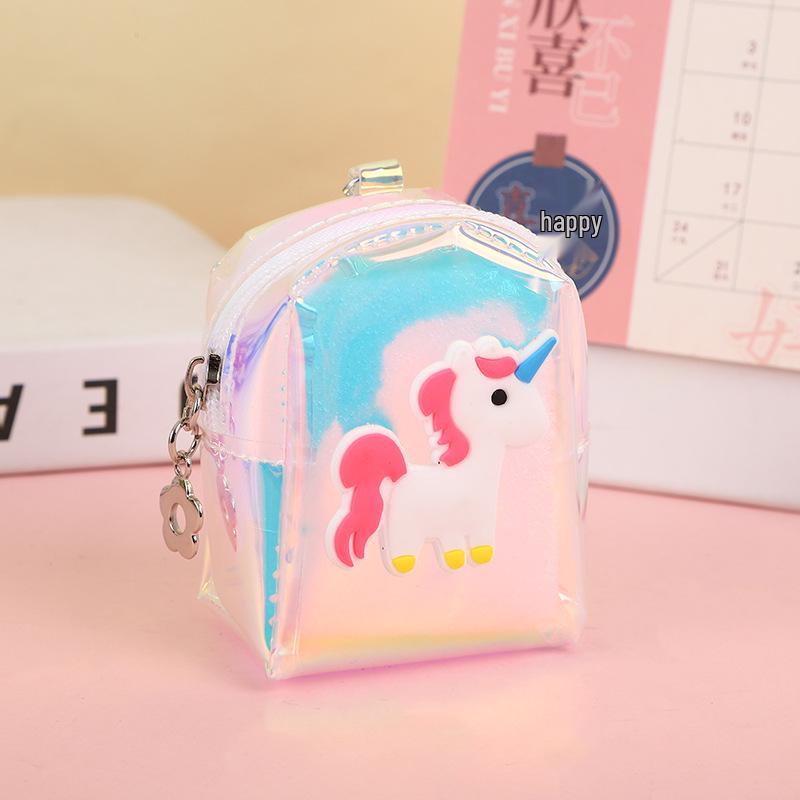 Милый мультяшный мини-кошелек для монет и брелок для ключей в корейском стиле