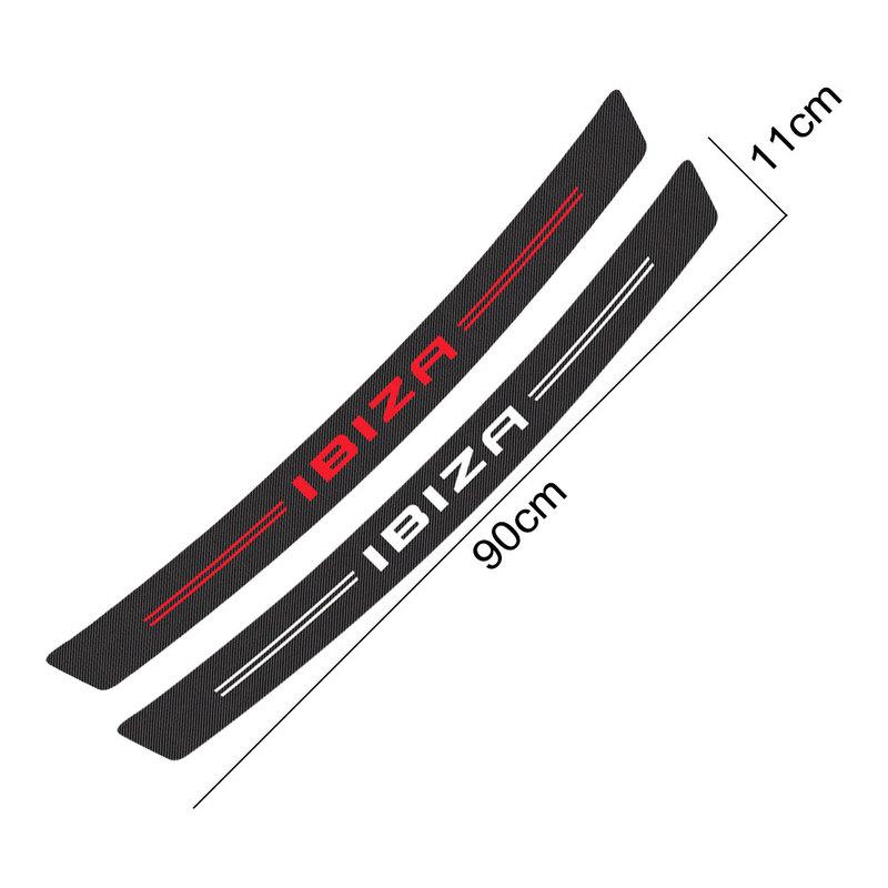 For Seat Ibiza 6j Ateca Arona Altea Leon mk3 Tarraco Toledo Cordoba Alhambra Arosa Mii Car Rear Bumper Trunk Decorative Decals