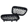 2PCS Car Front Kidney Grill Glossy Black Replacement For BMW X3 F25 2010 2011 2012 2013 Racing Grills Car Styling Accessories