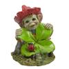 [R7077] - Фигурка клевера «Пикси лесной эльф» из смолы - 6 см