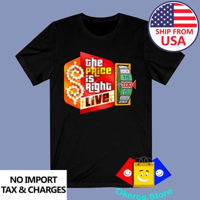 Цена правильная Игровое шоу Прямой эфир Черный Размер от S до 3XL
