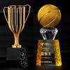 Индивидуальный металлический хрустальный трофей, Премиальный award для ежегодного собрания соревнований по баскетболу, футболу, бильярду, Домашний декор, 1 шт.
