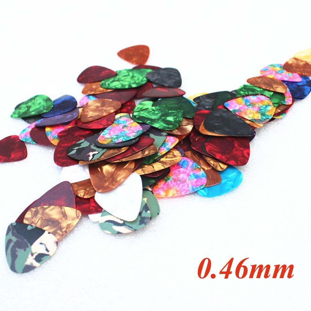 0.71mm 0.96mm Professional Fashion Shrapnel Electric Plectrums Ukulele Celluloid Guitar Picks