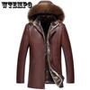 Зимняя парка из натурального меха, длинные плюшевые толстые куртки из овчины для мужчин, M-5XL, мужская одежда, натуральное пальто из овечьей кожи