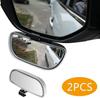 Car Blind Spot Mirror Universal Reverse Auxiliary Mirror, Adjustable Car Auxiliary Universal Wide Angle Mirror (Black)